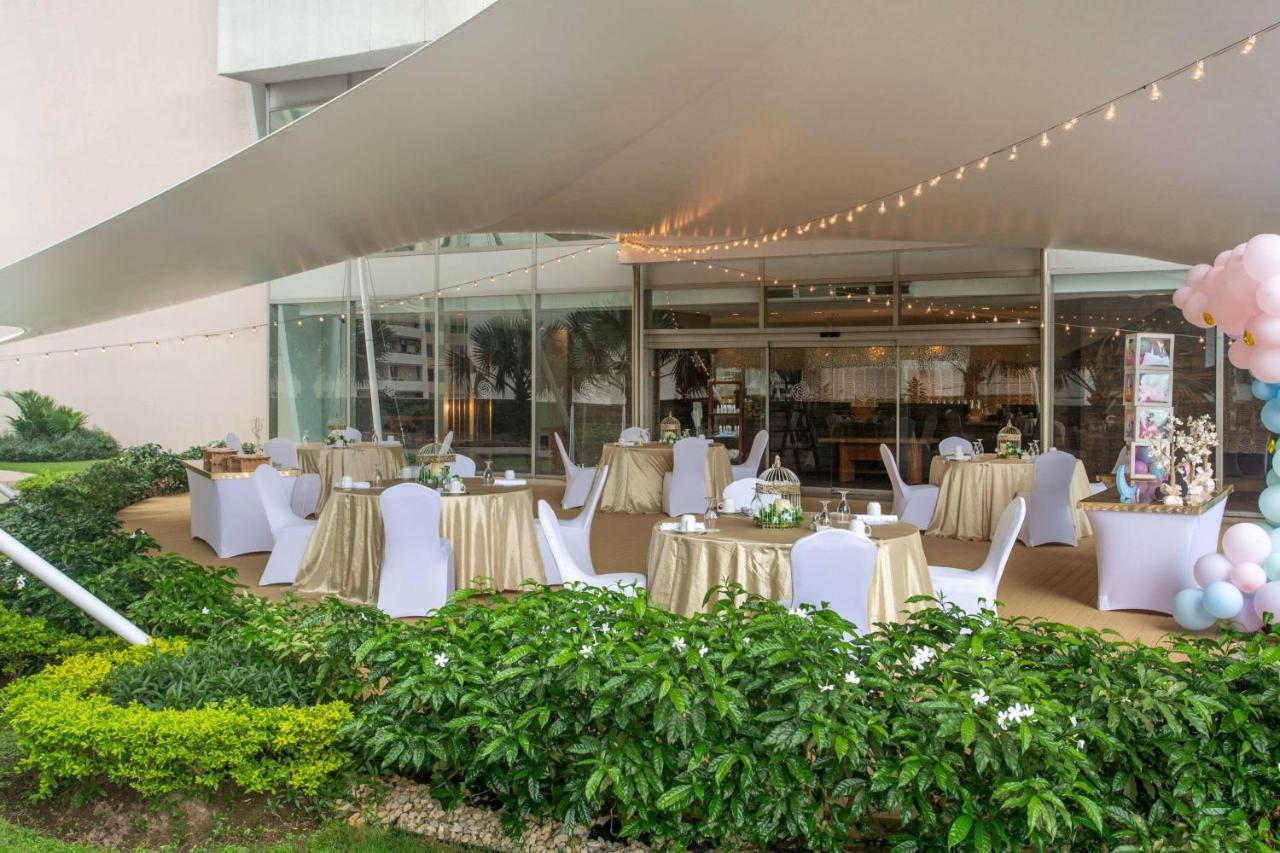 Jw 메리어트 파나마 호텔 파나마시티 외부 사진 The outdoor terrace of the restaurant
