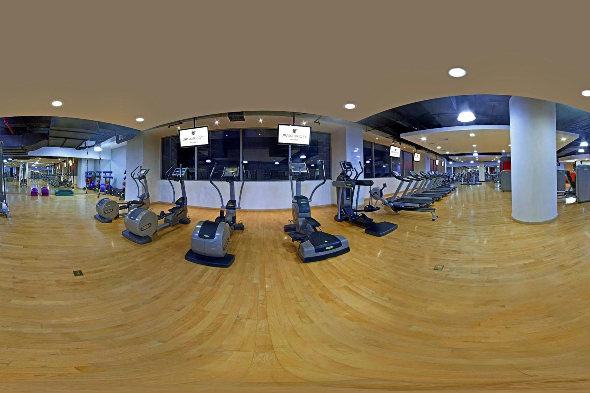 Jw 메리어트 파나마 호텔 파나마시티 외부 사진 360° spherical panorama of a gym