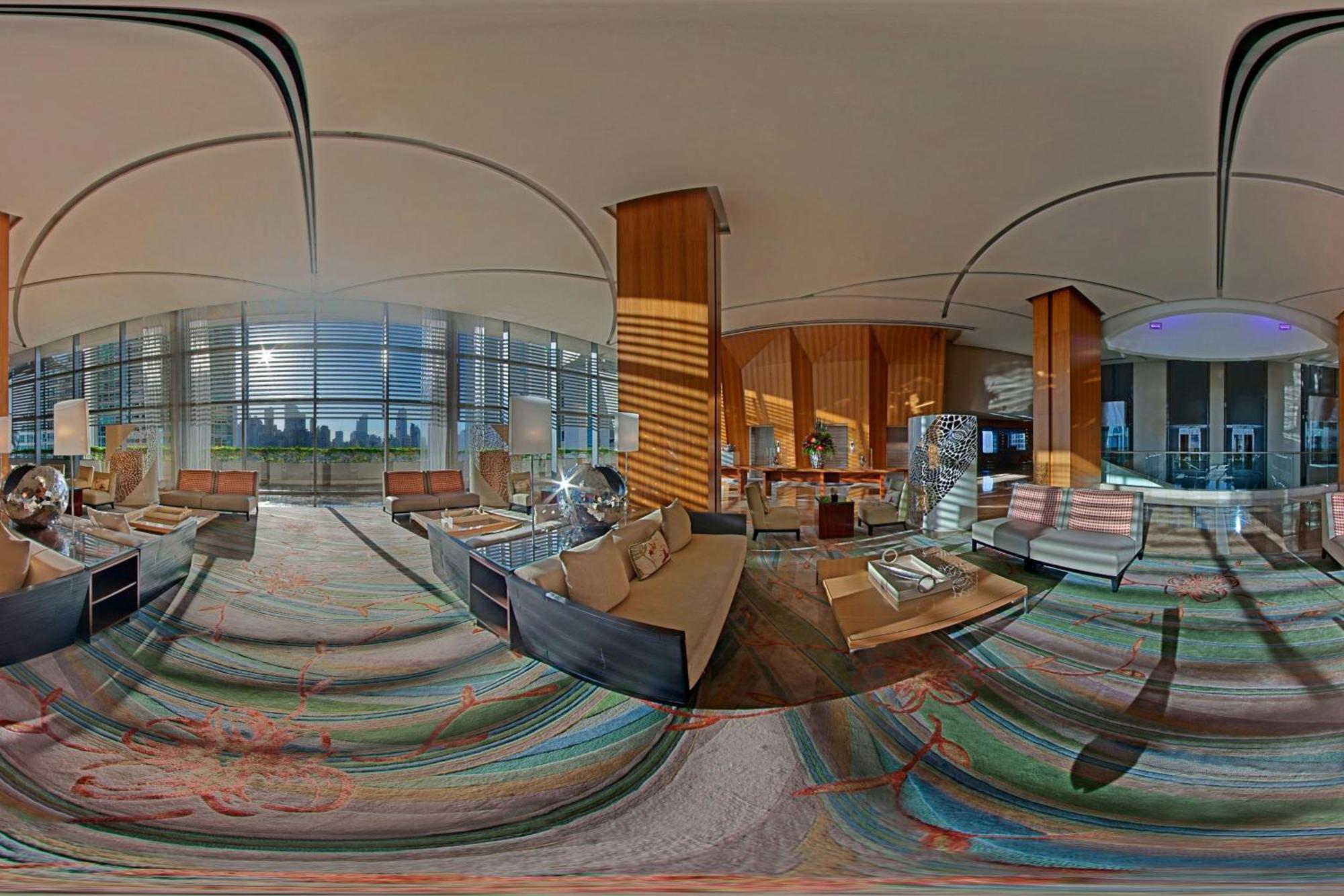 Jw 메리어트 파나마 호텔 파나마시티 외부 사진 360° panorama of the lobby of the hotel